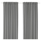 HANNALENA crtns 1pr 145x300 grey